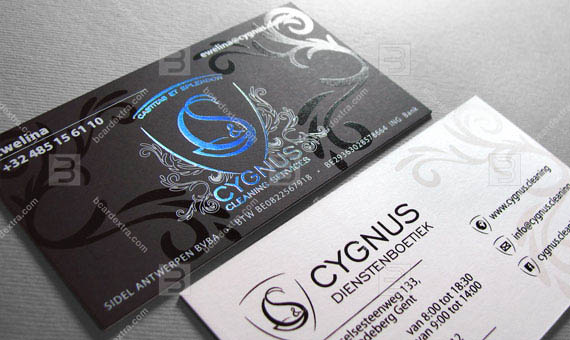 Visitenkarte für den Reinigungsservice