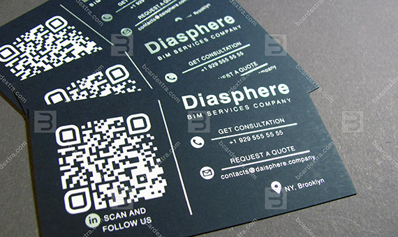 Business card for IT company «Diasphere»